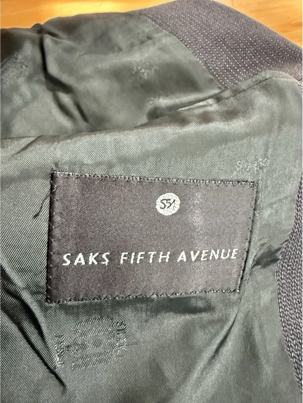 Studio 0001 Ferre Italy Sport Coat Men Charcoal Gray Wool Saks 5th Ave 40-42R